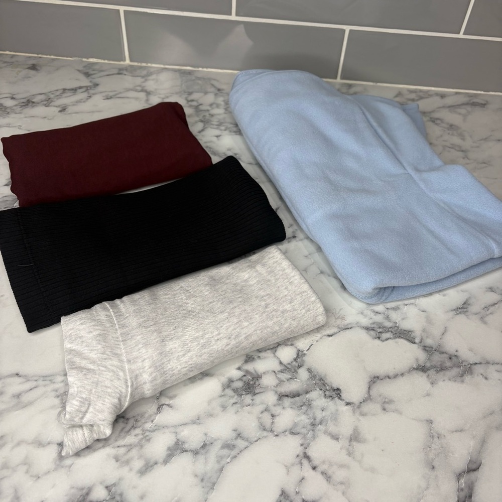 Old Navy Women's Mixed Tops - Light Blue, Maroon, Black, Heather Gray